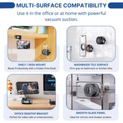 Car Phone Magnetic Stand Mechanical Vacuum Suction Cup Rotate 360°