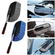 Microfiber Car Wash Brush Mop Kit with Long Handle Soft Bristle Brush Car Cleaning Supplies Duster Washing Accessories