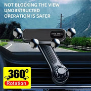 360 Rotation Gravity Car Phone Holder Air Vent Clip