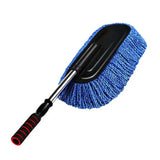 Microfiber Car Wash Brush Mop Kit with Long Handle Soft Bristle Brush Car Cleaning Supplies Duster Washing Accessories