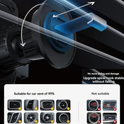 Car Unicersal Air Vent Electric Rotating Opening Closing Phone Holder