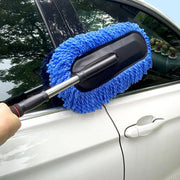 Microfiber Car Wash Brush Mop Kit with Long Handle Soft Bristle Brush Car Cleaning Supplies Duster Washing Accessories
